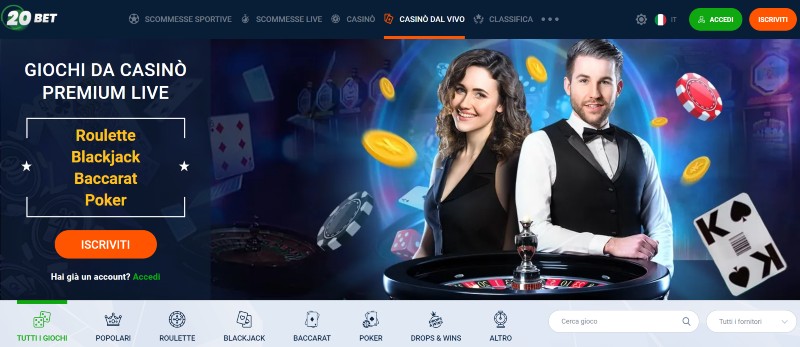 20bet casino live 